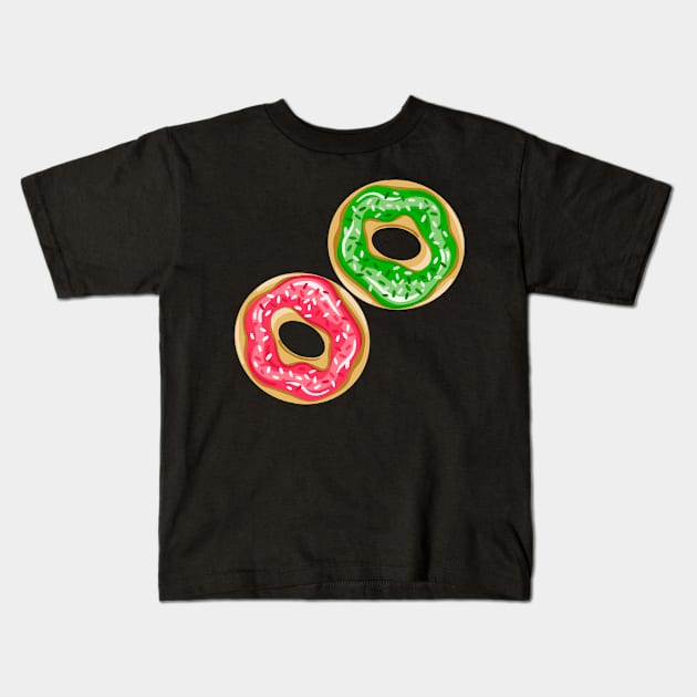 Donuts! Kids T-Shirt by hdconnelly